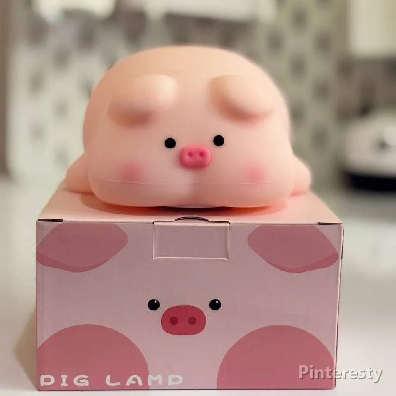 چراغ خواب سیلیکونی خوک نرمالو