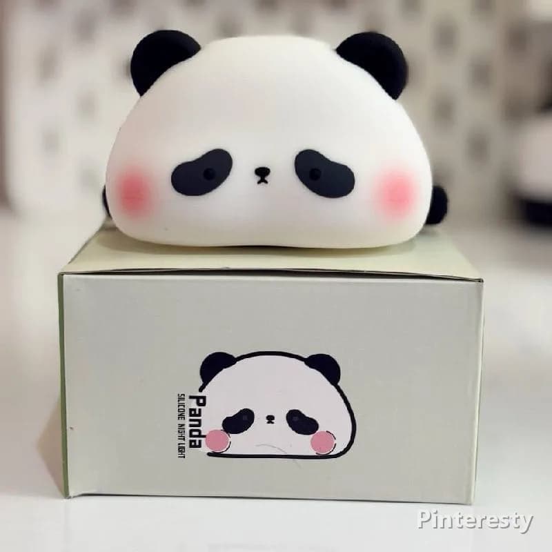 چراغ خواب سیلیکونی پاندا خسته