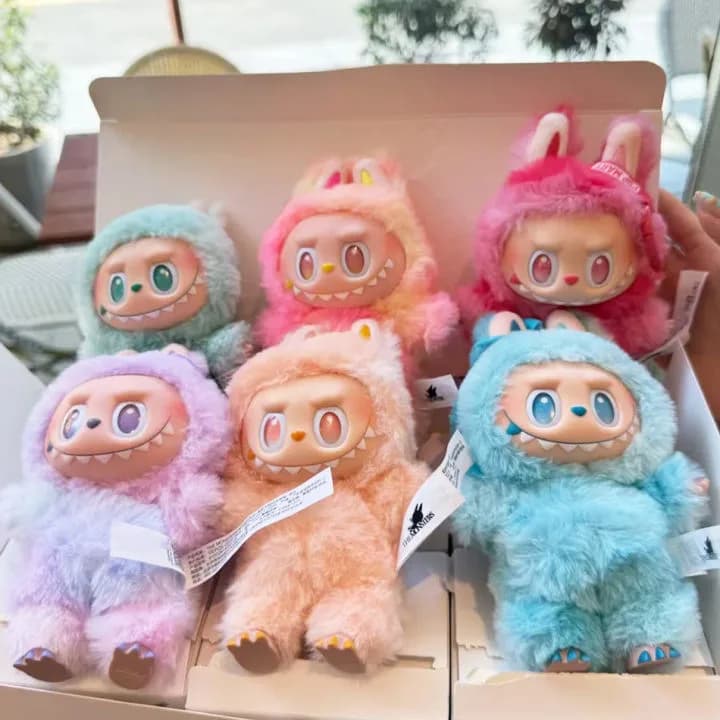 عروسک لبوبو انرژی رِین‌بو | Labubu Energy Rainbow Plush