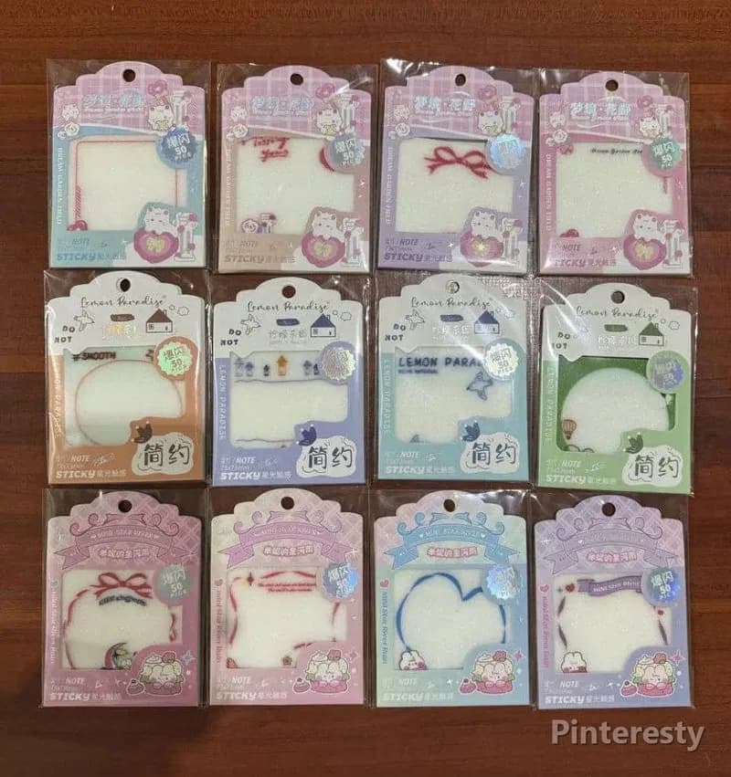 استیک نوت شفاف شاین | Shine Transparent Sticky Notes، رنگ آبی، بنفش، سبز، صورتی، نارنجی