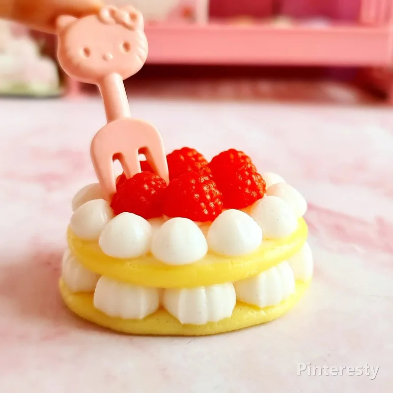 اسکوییشی نرمالو کیک بههمراه چنگال | Cake Squishy Set - تصویر اصلی محصول در فروشگاه پینترستی