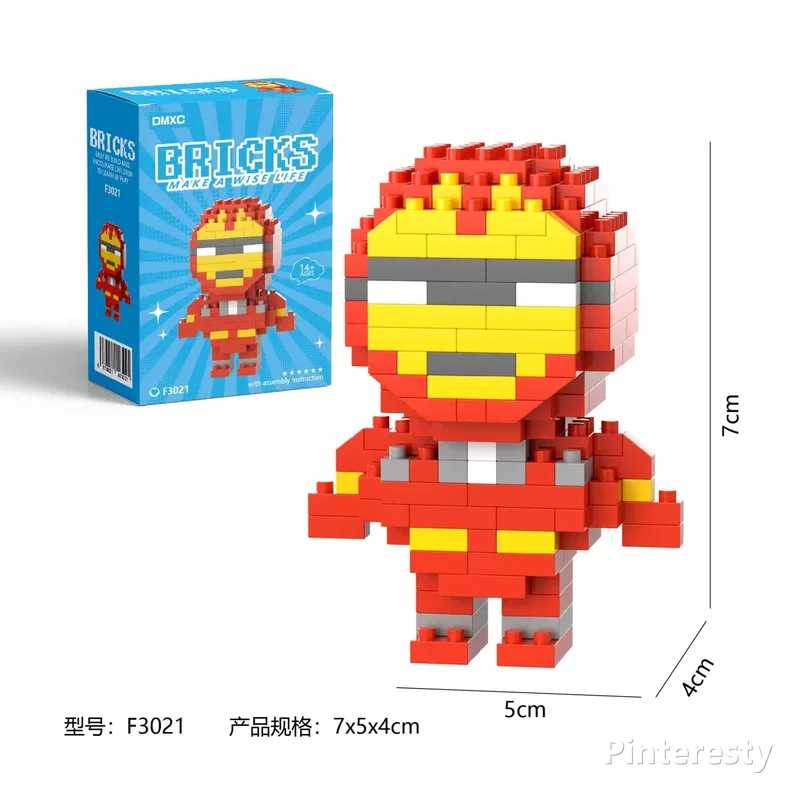 مینی فیگور لگویی آیرونمن | Iron Man Lego Figure - تصویر اصلی محصول در فروشگاه پینترستی